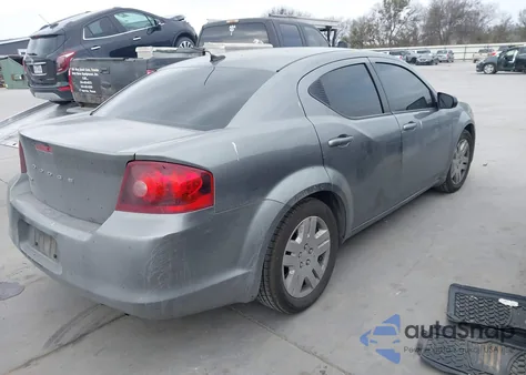 2013 Dodge Avenger Se из США, поврежденный, VIN 1C3CDZAB9DN628934